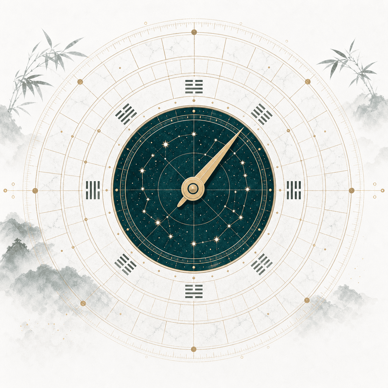今日能量罗盘图